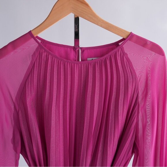 NANETTE LEPORE Pleated Shirt Dress - Picture 9 of 11